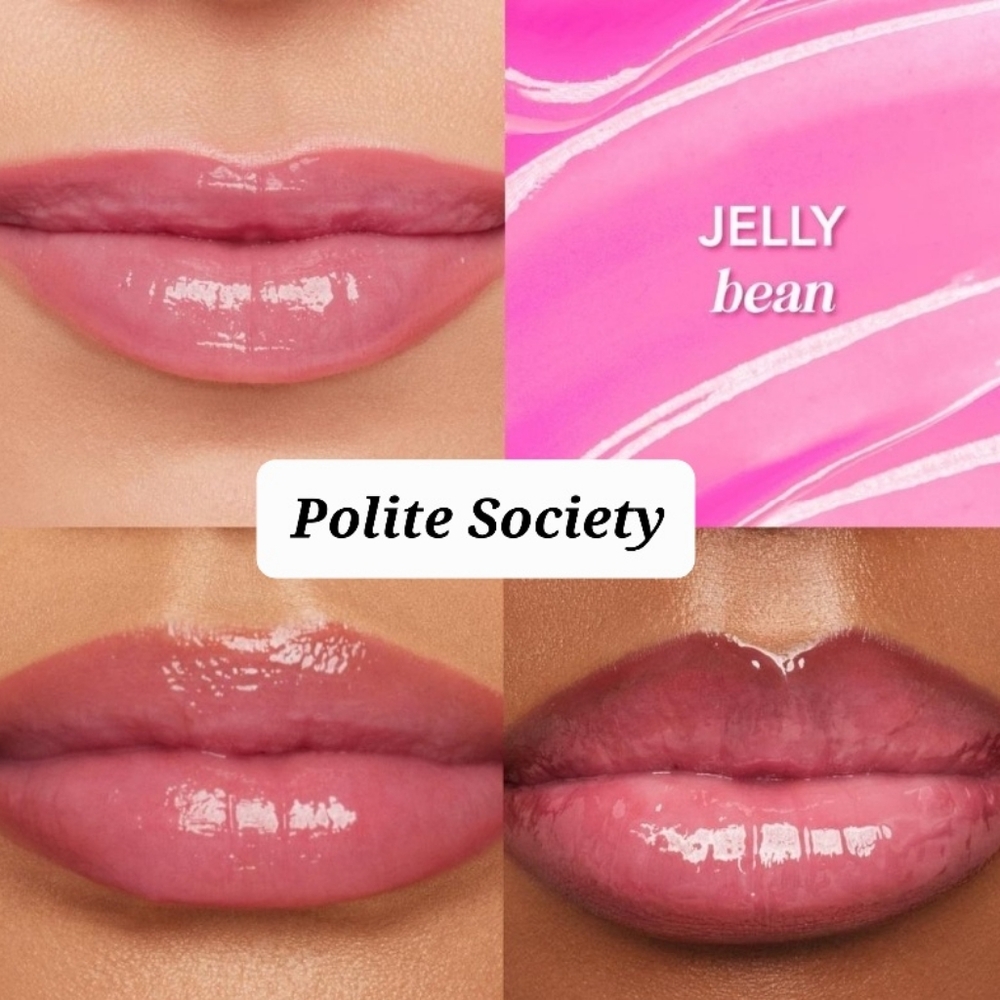 Polite Pout Glossy Lip Balm LIMITED EDITION JELLY BEAN. BNIB - Picture 3 of 6